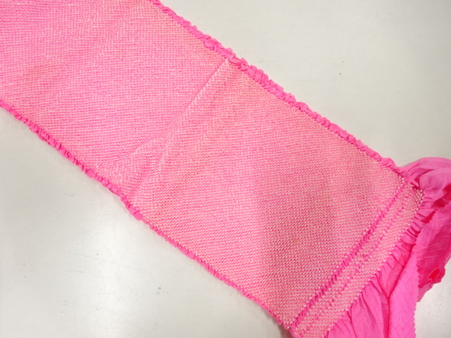 正絹　振袖用　絞り帯揚げ